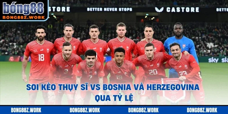Soi kèo Thụy Sĩ vs Bosnia và Herzegovina qua tỷ lệ